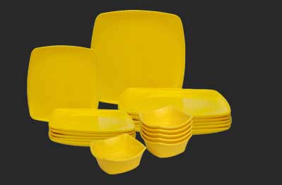 Dinner Set Yellow